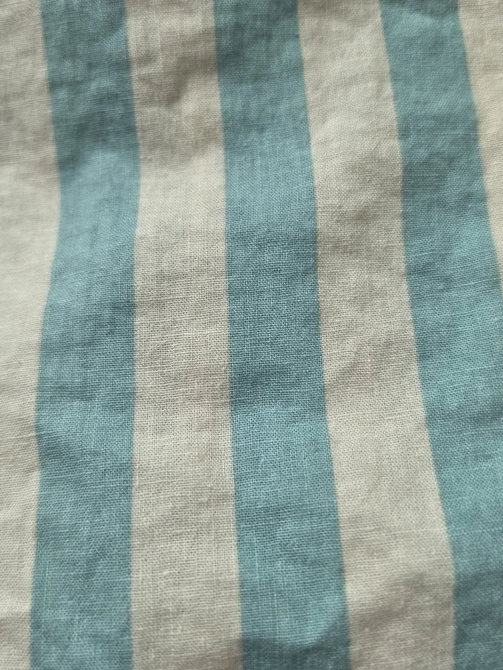 Carter's Boys Short Sleeve Button-Up Shirt - Aqua & Cream Stripes